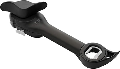 Kuhn Rikon Auto Safety Master Opener for Cans, Bottles and Jars, 9 x 2.75 inches, Black by KuhnRikon