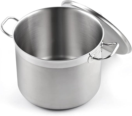 Cooks Standard Stockpots Stainless Steel, 16 Quart Professional Grade Stock Pot with Lid, Silver by CooksStandard