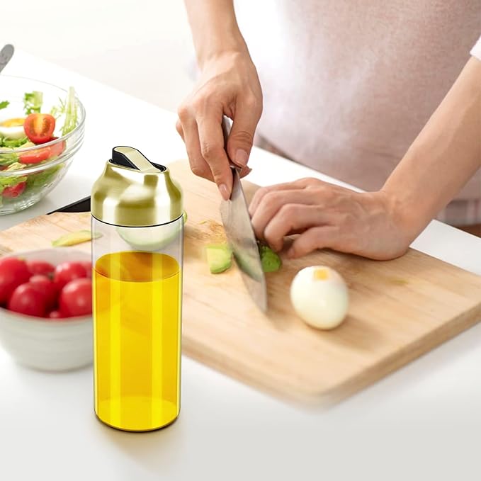 Aelga Gold Oil Dispenser - Gold Kitchen Accessories-Oil Dispenser Bottle for Kitchen with Stainless Steel Spout - Image 6