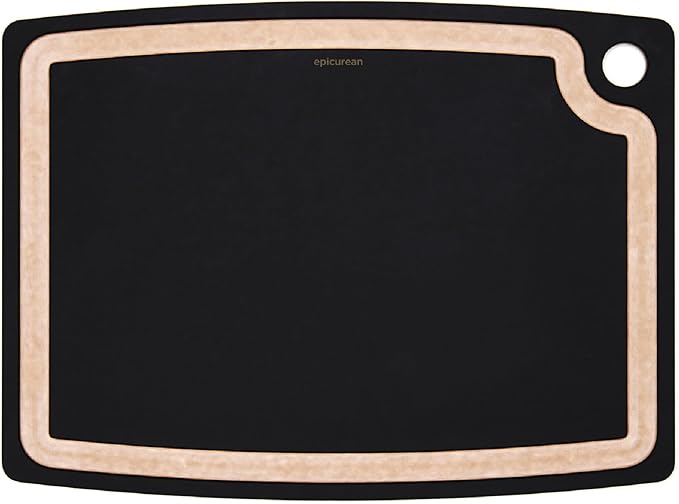 Epicurean Gourmet Series Cutting Board with Juice Groove, 17.5-Inch by 13-Inch, Slate/Natural by Epicurean