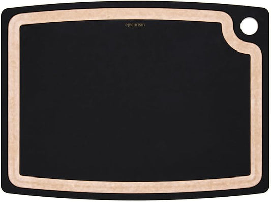 Epicurean Gourmet Series Cutting Board with Juice Groove, 17.5-Inch by 13-Inch, Slate/Natural by Epicurean