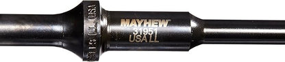 Mayhew Tools 31951 Pneumatic Roll Pin Punch, 5/16" x 6" Hang Tag, Black Oxide Finish