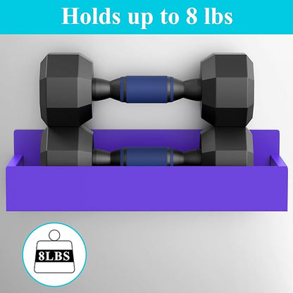 HuggieGems 4 Pack Magnetic Spice Storage Rack Organizer for Refrigerator and Oven, Purple Fridge Organizers and Storage - Image 4