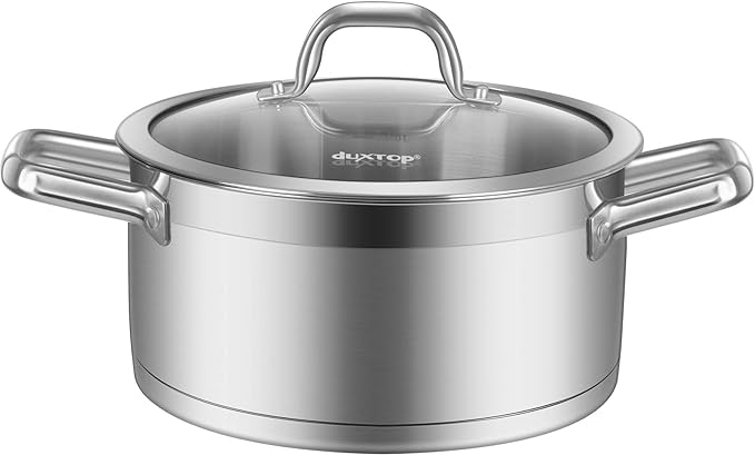 Duxtop Professional Stainless Steel Cookware Induction Ready Impact-bonded Technology (4.2Qt Stockpot) by duxtop