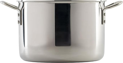 WINCO Tri-Ply Stock Pot, 8-quart, Silver - Image 3