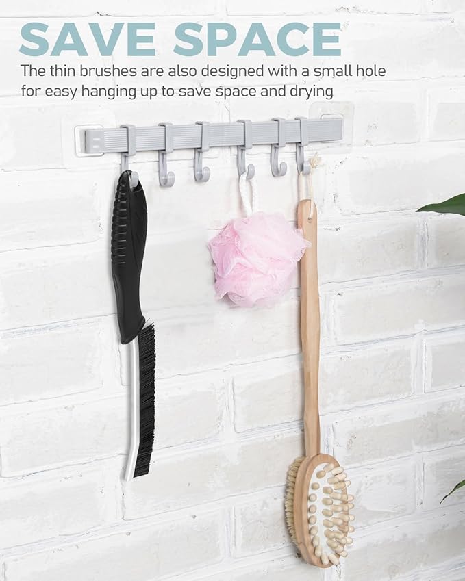 SXhyf Crevice Cleaning Brush - Grout Scrub Brush, House Cleaning Supplies, Gap Cleaning Tools, Home Essentials, Gifts for Women Men, Hard Bristle Crevice Cleaner Brush for Household Use, Bathroom - Image 8