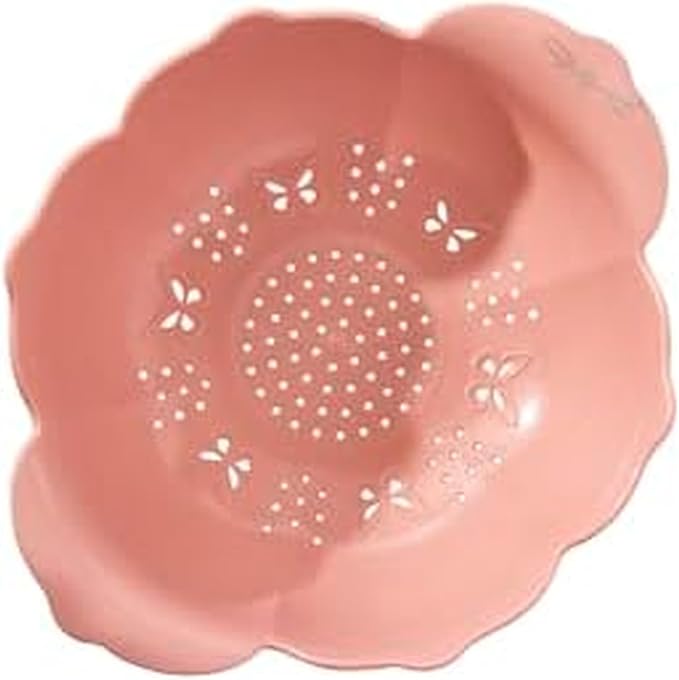 Dolly Parton Mini Colander – Flower-Shaped Berry Strainer with Butterfly Drainage Holes, Raised Base for Easy Rinsing, Dishwasher Safe by DollyParton