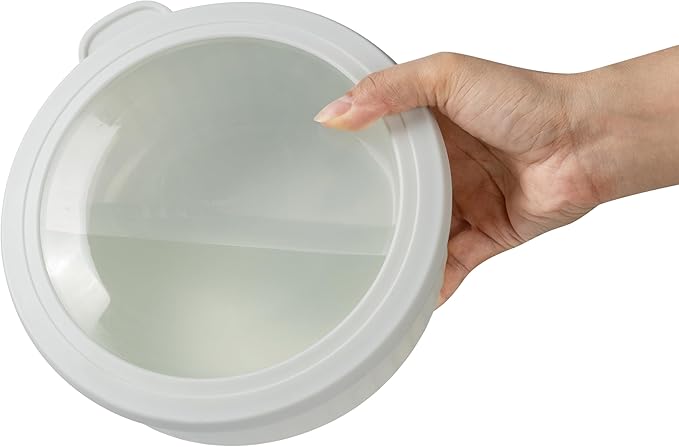 COOK WITH COLOR Prep Bowls with Lids- Wide and Deep Nesting Plastic Small Mixing Bowl Set with Lids, 12 Piece Set - Wide Bowls, Blue/Pink - Image 3