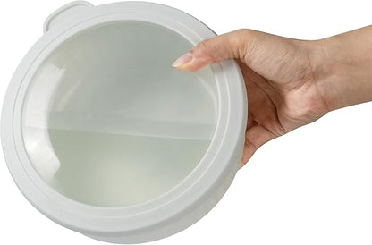 COOK WITH COLOR Prep Bowls with Lids- Wide and Deep Nesting Plastic Small Mixing Bowl Set with Lids, 12 Piece Set - Wide Bowls, Blue/Pink - Image 3