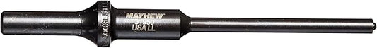 Mayhew Tools 31950 Pneumatic Roll Pin Punch, 1/4" x 6", Black Oxide Finish