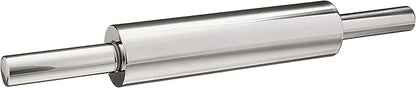 Fox Run Stainless Steel Rolling Pin With Handles, 18" x 2.6" x 2.8" by foxrunbrands
