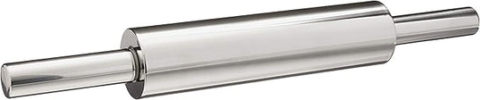 Fox Run Stainless Steel Rolling Pin With Handles, 18" x 2.6" x 2.8" by foxrunbrands