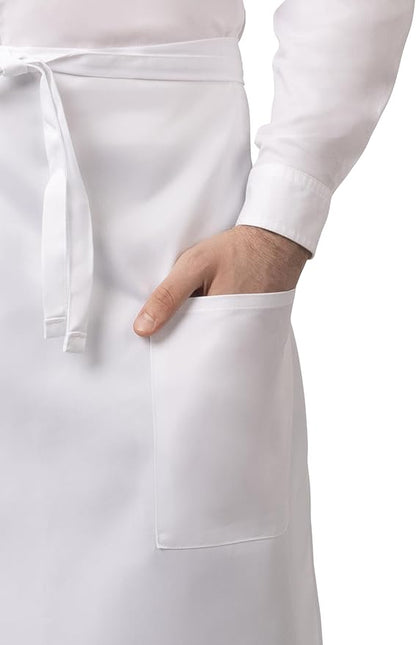 Chef Works Unisex Two Pocket Bistro Apron - Image 3