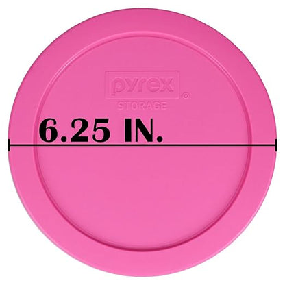 Pyrex 7201-PC Round 4 Cup Storage Lid for Glass Bowls (1, Berry Pink) - Image 5