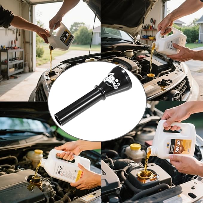 Fuel Filler Funnel for GM Capless Fuel Tank - Compatible with 2014-2023 Chevy Silverado/Sierra/Equinox, GMC Yukon/Acadia, Cadillac Escalade/XT5, Buick - Replaces OEM Part #13580741