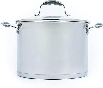 David Burke Stature 10 Quart Stock Pot with Lid
