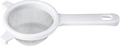 Chef Craft Classic Stainless Steel Mesh Strainer, 3 inch, White