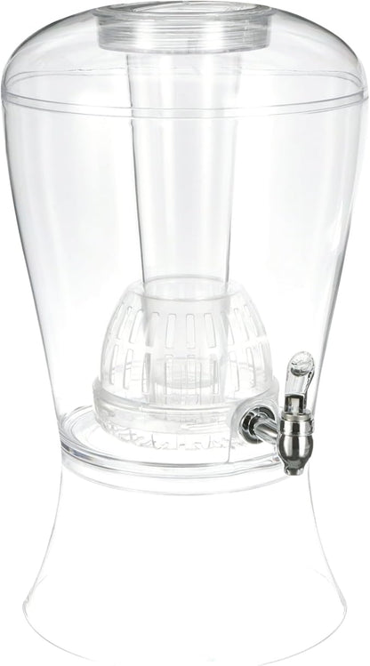 CreativeWare 3 Gallon Beverage Dispenser With Ice Cylinder And Fruit Infuser - Image 5