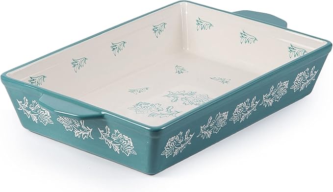 Wisenvoy Casserole Dish Baking Dish Ceramic Lasagna Pan Bakeware Sets Baking Dishes 13x9 Baking Dish Baking Dish Set by wisenvoy