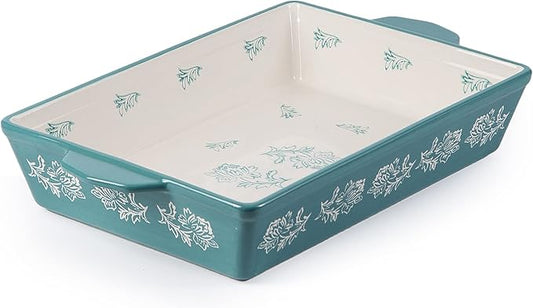 Wisenvoy Casserole Dish Baking Dish Ceramic Lasagna Pan Bakeware Sets Baking Dishes 13x9 Baking Dish Baking Dish Set by wisenvoy