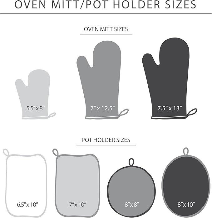 KITCHENAID Ribbed Soft Silicone Oven Mitt 2-Pack Set, 7.5"x13", Aqua Sky - Image 4