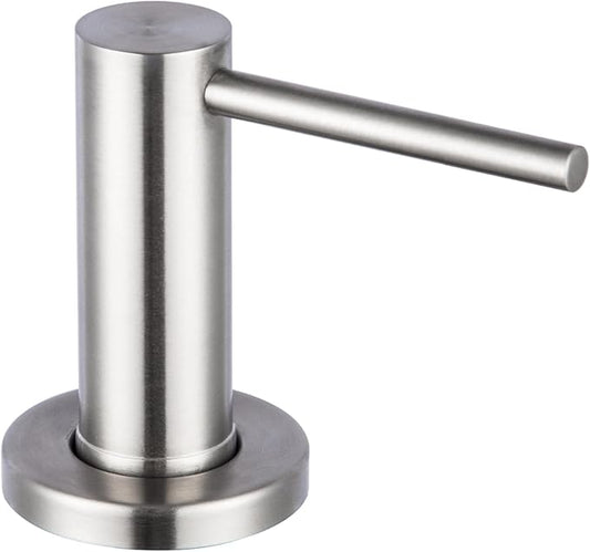 Soap Dispenser for Kitchen Sink Polished Chrome GAPPO Stainless Steel Countertop Pump Hand Lotion Built in Bottlend Lotion Built in Bottle by GAPPO