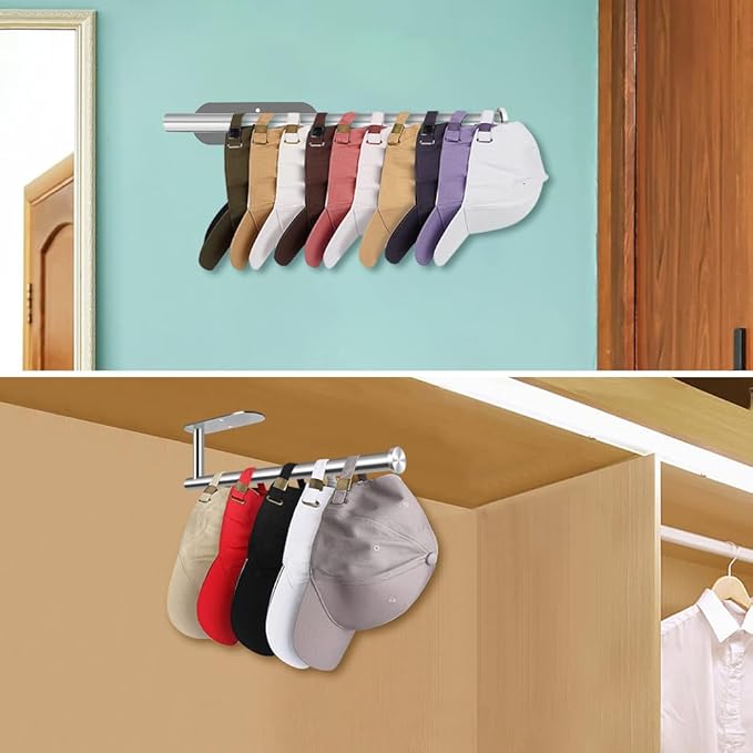 MGahyi Paper Towel Holder Wall Mount, Self Adhesive Or Drilling Paper Towel Holder Under Cabinet, 13.2 inch Stainless Steel Kitchen Paper Towel Roll Rack, Bathroom Towel Roll Hanger(Silver, Rectangle) - Image 5