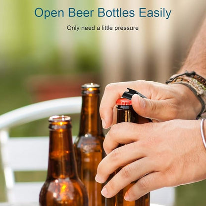 Mcyye 6PCS Colorful Mcyye Beer Bottle Openers, Premium Metal Keychain Bottle Opener, Beverage Bottle Opener for Men, Women, Small and Practical, Easy to Carry, Open the Lids of Beer Bottle Easily - Image 3