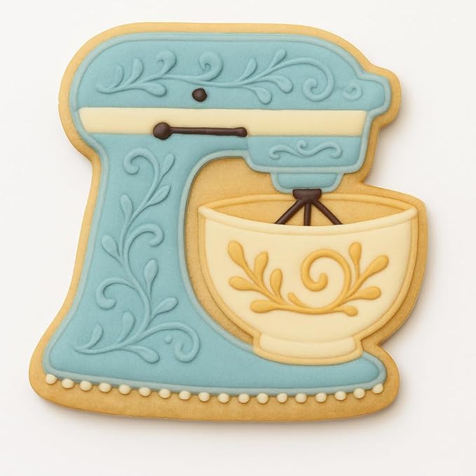Baking Cookie Cutter 8 Piece Set from The Cookie Cutter Shop - Oven Mitt, Cake Stand, Mixer, Rolling Pin, Apron Cookie Cutters – Tin Plated Steel Cookie Cutters