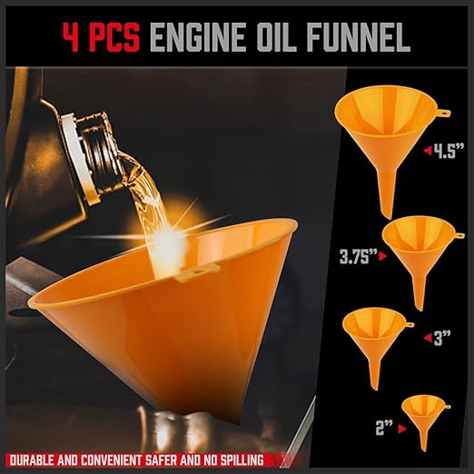 Ultimate No Spill Coolant Funnel Kit - 19-Piece Spill-Free Radiator Funnel Set, Spill Proof Radiator Bleeder Kit, Coolant Filling, Radiator Filler, Extra Funnels and Adapters for Universal Vehicle - Image 7