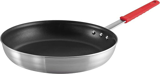 Tramontina Professional 14-Inch Non Stick Extra Large Frying Pan, Heavy-Gauge Aluminum Skillet with Reinforced Nonstick Coating, Red Handle, Dishwasher and Oven Safe by Tramontina