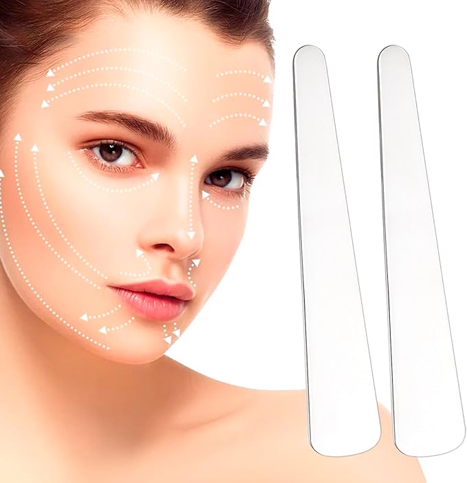 Pndeyo 3pcs Mini Stainless Steel Makeup Spatula, Reusable Cosmetic Cream Spatulas Spoon, Skincare Scoop Applicator Facial Massage Beauty Tools for Mixing and Sampling Face Eye Cream- 2.79"×0.52"