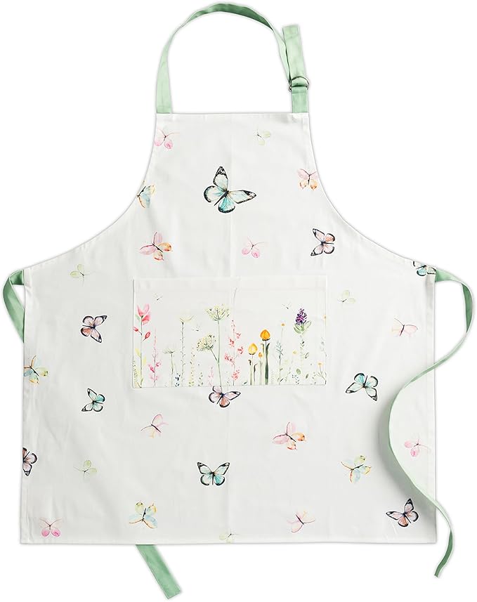 Maison d' Hermine 100% Cotton Apron for women with Pocket Kitchen Chef Apron for Men Cooking Mothers Day Gifts by MaisondHermine