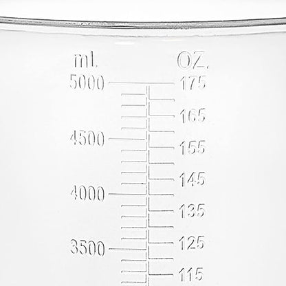5 Liter Measuring Pitcher 3-Pack | 1.3 Gallon Shatterproof Plastic Large Graduated Mixing Pitchers, 1 to 2 Gallons (5L, 5000ml) - Image 7