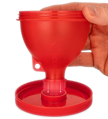 Protein Powder Funnel [6 Pack] Funnels for Water Bottles with Stand, Protein Powder Container to Go, Water Bottle Funnel for Powder, Pre Workout Funnel, BPA Free, Hydra Cup - Image 2