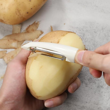 Potato Peeler Stainless Steel Vegetable Peeler,I-Shaped Peeler Carrot Fruit Veggie Peeler for Home kitchen