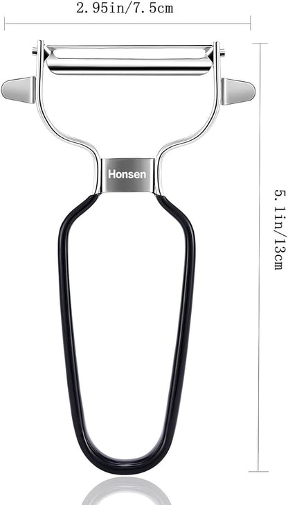 Ultra Sharp Stainless Steel Vegetable Peeler For Potatoes, All Fruits & Veggies - Image 2
