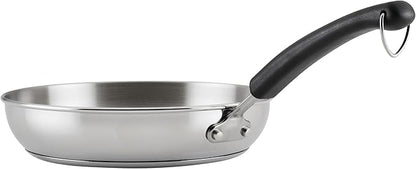Farberware Brilliance Stainless Steel Cookware Set, 10 Piece Pots and Pans Set