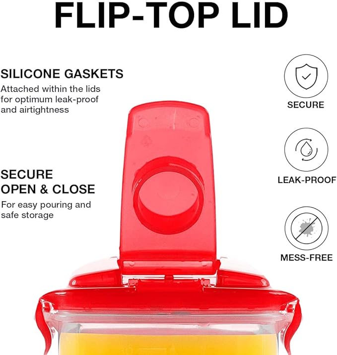 LocknLock Aqua Fridge Door Water Jug | Clear Pitcher | BPA Free Plastic Pitcher with Lid | 2 Quart Pitcher with Lid for Water, Juice, Tea & More Beverages, Red - Image 5