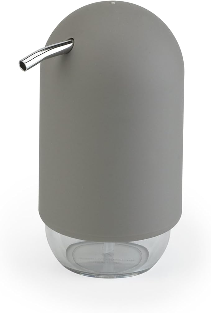 Umbra Touch Soap Dispenser Pump 13 oz (384 ml) Capacity for Liquid Soap or Hand Sanitizer, Easy to Refill, Grey - Image 8