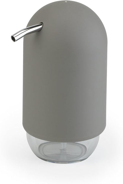 Umbra Touch Soap Dispenser Pump 13 oz (384 ml) Capacity for Liquid Soap or Hand Sanitizer, Easy to Refill, Grey - Image 8
