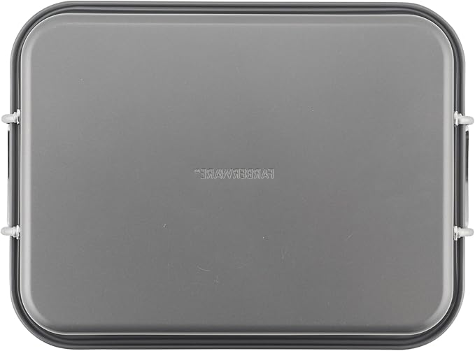 Farberware Bakeware Nonstick Steel Roaster with Flat Rack, 11-Inch x 15-Inch, Gray - Image 13