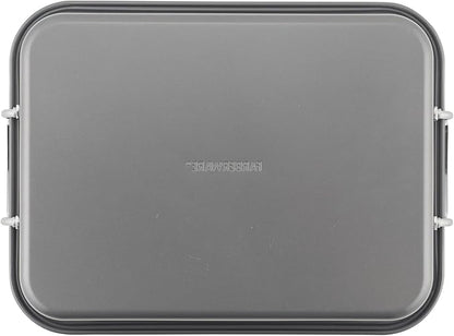 Farberware Bakeware Nonstick Steel Roaster with Flat Rack, 11-Inch x 15-Inch, Gray - Image 13