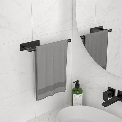 Paper Towel Holder Under Cabinet, Self-Adhesive,No Drilling, Stainless Steel, Wall-Mounted for Kitchen and Bathroom, Easy Install, Durable, Space-Saving, Ideal for Home, RV (Black, 1 Pack) - Image 7