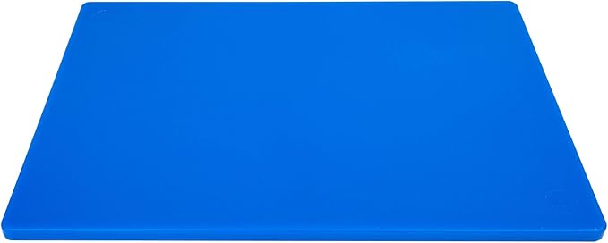Thirteen Chefs Large 18 x 12 Blue Cutting Board - 1/2" Thick HDPE Plastic for Fish and Seafood, Professional Restaurant Quality Poly with NSF Stamp - Image 2