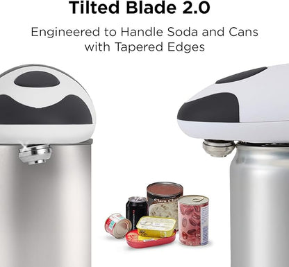 Kitchen Mama Auto 2.0 Electric Can Opener: Blade Opens Almost Any Can Pop or Soda Can - Automatic, Hands Free, Safe, Smooth Edge, Lid Remover, Battery Operated, Cordless, YES YOU CAN (Onyx Mist) - Image 5
