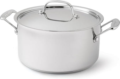 Cuisinart 744-24 Chef's Classic Stainless Stockpot with Cover, 6-Quart,Silver by Cuisinart