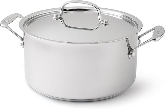 Cuisinart 744-24 Chef's Classic Stainless Stockpot with Cover, 6-Quart,Silver by Cuisinart