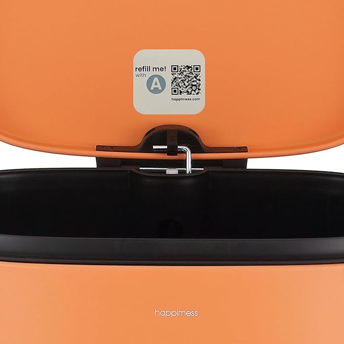 happimess HPM1011K Curtis 8-Gallon Step-Open Trash Can, Carrot Cake,with Soft-Close Lid, Fingerprint Resistant, Modern, Minimalistic for Home, Kitchen, Laundry Room, Office, Bedroom, Bathroom - Image 7