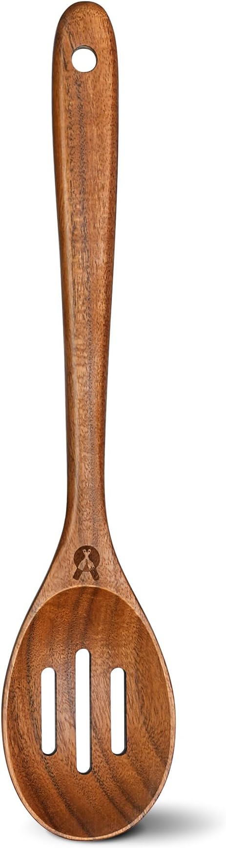 Wooden Slotted Spoons for Cooking, Good Grips Large Wooden Slotted Spoon, Natural Premium Teak Spoons Spatula, Heat Resistant Cooking Utensils for Nonstick Cookware, Serving and Mixing by Unknown